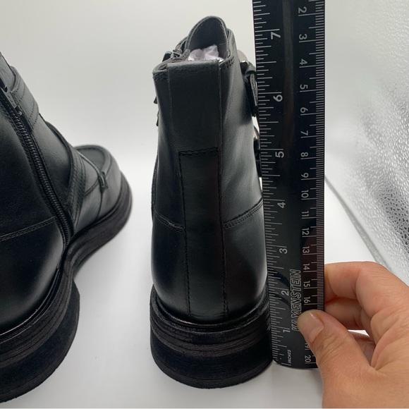 NIB Free People Isla Moto Boot Women's size 9 ankle combat buckle platform black - Picture 8 of 12